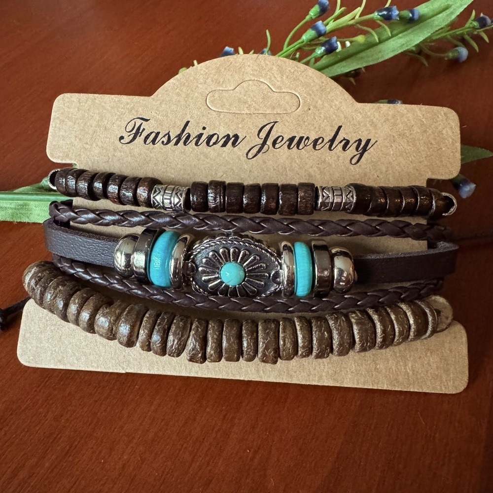 Adjustable and Stretch Bracelets Set Boho Style
